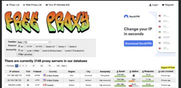 Top 10 Free Proxies For Web Scraping – Best Of The Best (Free Proxy List)