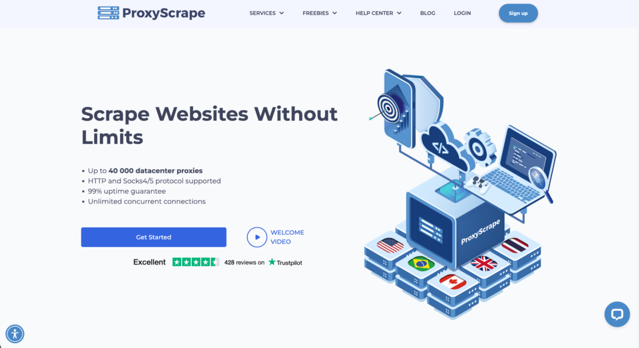 ProxyScrape residential Proxies