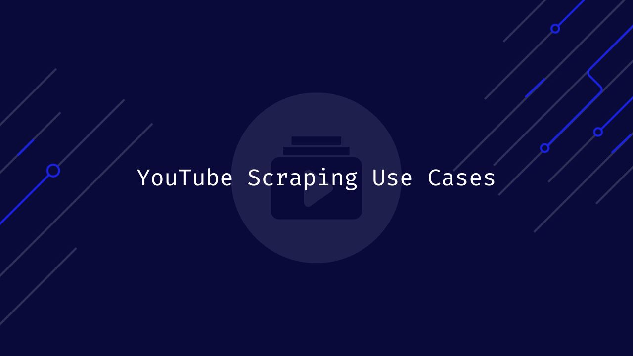 YouTube data use cases